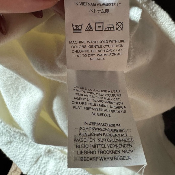 Madewell Textured Tie Front Shirt Size Medium - Picture 8 of 9